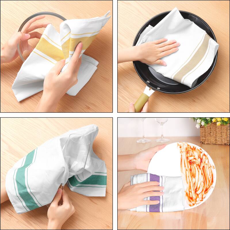 Dish Towel, Absorbent Linen Kitchen Towels, for Hotels, Tea Towels Set