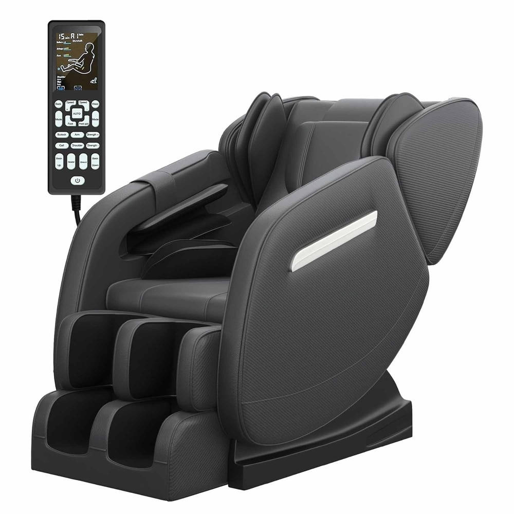 Black discount massage recliner