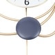 preview thumbnail 10 of 9, Big Metal Wall Clock Battery Operated 3D Silent Modern Art Clock - 28x20x2.36in