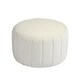 preview thumbnail 38 of 55, Furniture R Modern Solid Color Velvet Ottoman
