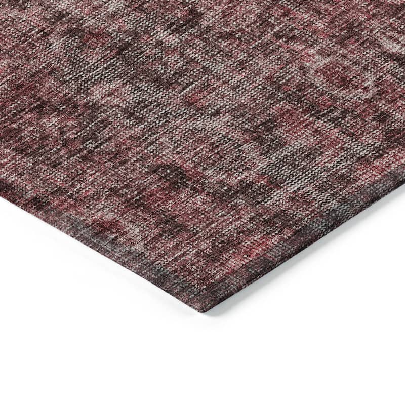Machine Washable Indoor/ Outdoor Vintage Traditional Chantille Rug