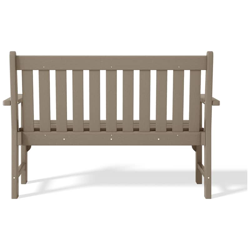 Polytrends Laguna 51" Outdoor Patio 2-Person Garden Bench