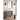 Alicante' 24" Single Vanity Cabinet, w/ White Glossy Composite Stone Countertop