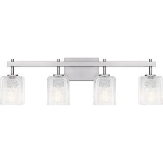 Brenthouse 4-Light Brushed Nickel Bath Light