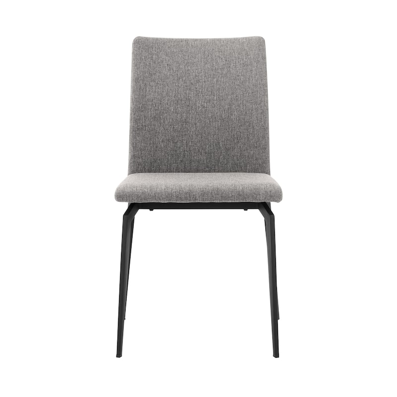 Urbino Lyon 5 Piece Dining Set with Gray Fabric Chairs