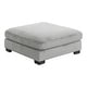 preview thumbnail 16 of 17, Bentley Ottoman Gray / Cream / Black