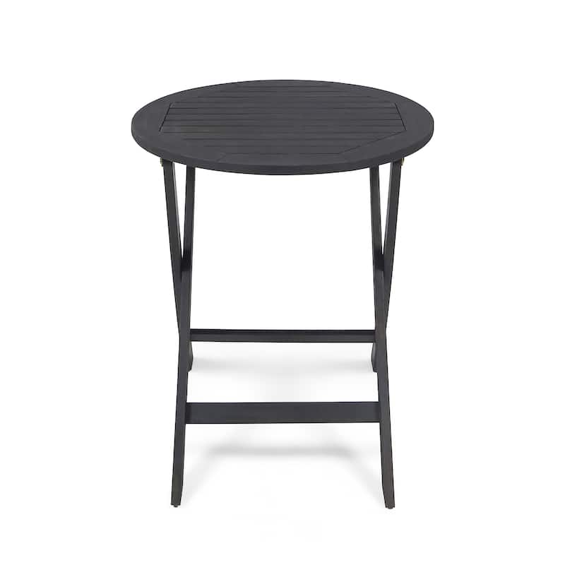 Hillside Outdoor Acacia Wicker Bistro Set by Christopher Knight Home