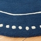 preview thumbnail 54 of 127, SAFAVIEH Handmade Bella Alverta Dotted Border Wool Rug