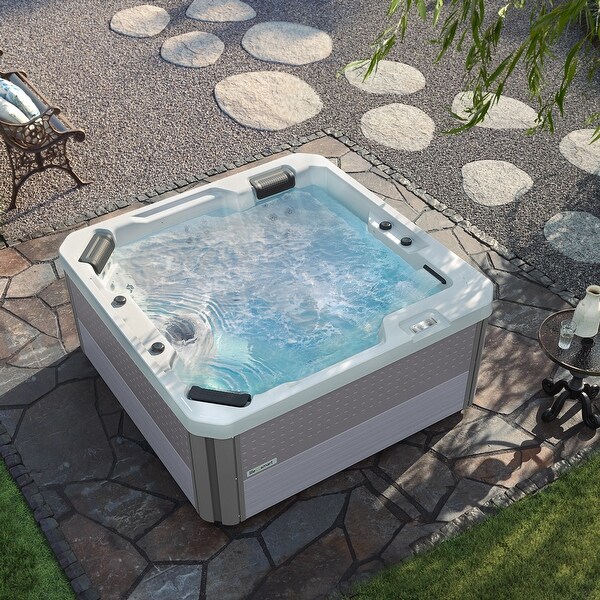 Lifesmart Acacia 5-Person 40-Jet 230V Acrylic Spa with Lounge