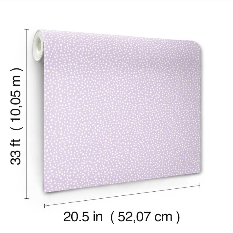 Advantage Dotty Lavender Petite Polka Dot Wallpaper