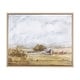 preview thumbnail 16 of 14, Farmland View I (44 x 54) Framed Canvas Art Print