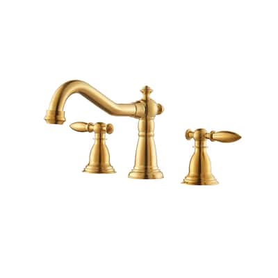 Corella Widespread Bathroom Basin Sink Faucet