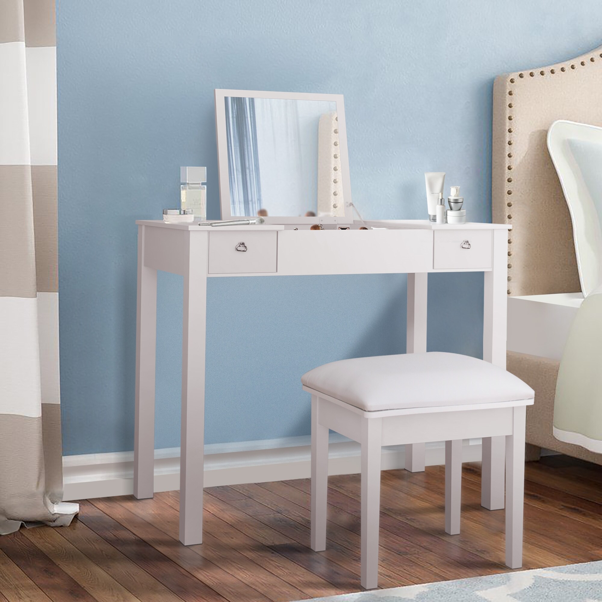 Ladies dressing deals table set