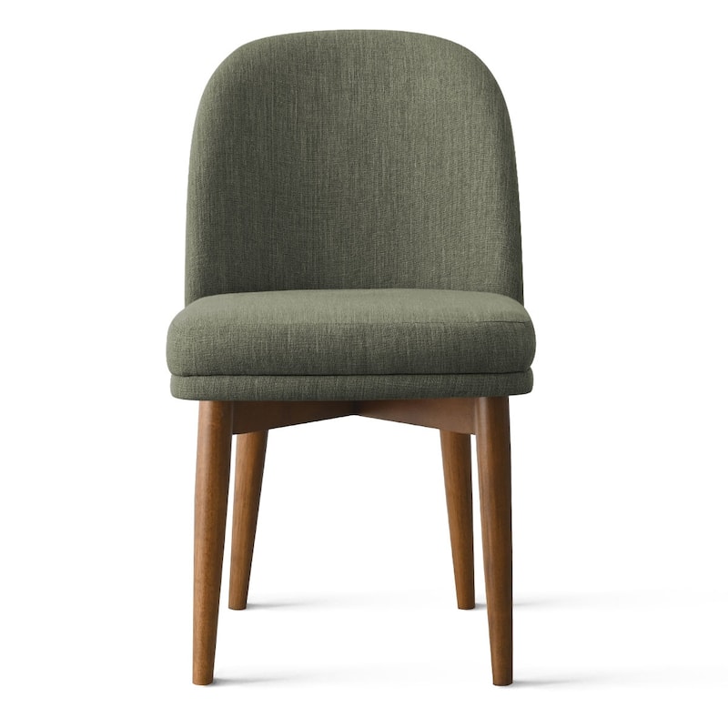 Linen Upholstered Parson Chair(Set of 2)