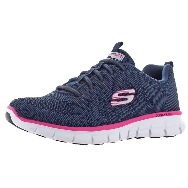 skechers memory foam womens blue