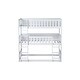 preview thumbnail 28 of 48, Twin Size Wooden Triple Bunk Bed with Ladders and Guardrails, Twin Over Twin Over Twin Detachable Bunk Bedframe for Kids