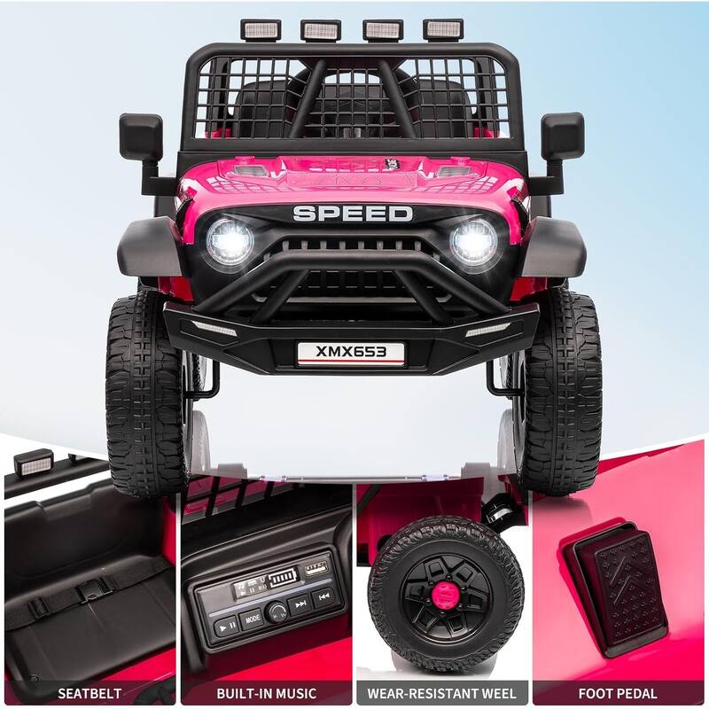 Electric Vehicles 12V Ride on Car for 3+ Kids Best Gift