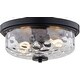 preview thumbnail 1 of 9, Vaxcel Lighting C0335 Northlake 2 Light 13" Wide Flush Mount Bowl Matte Black