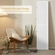 preview thumbnail 13 of 22, 4 Panel Pegboard Display Room Divider 5.6 FT Wooden Foldable Privacy Screen, Wood Room Divider