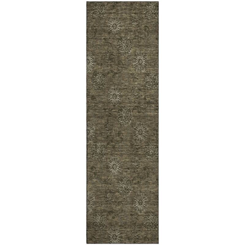 Premium Washable Super Soft Floral Imprint Mayfield Rug