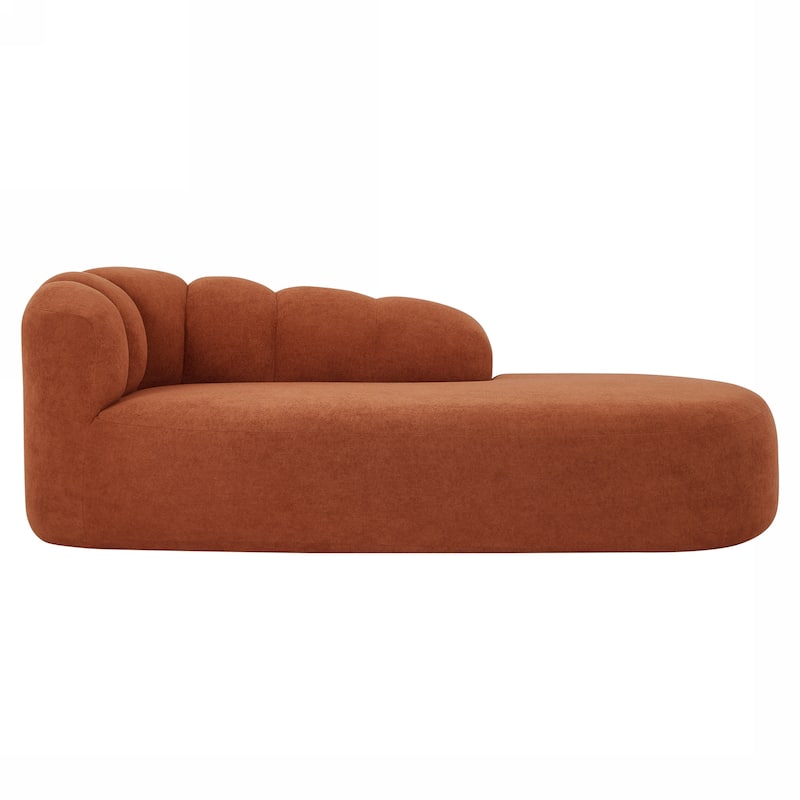 Christopher Knight Home - Modern Curved Upholstered Sofa with Sculptural Bubble Back