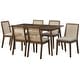 preview thumbnail 21 of 20, Simple Living Newington Cane Dining Set 7-Piece Walnut/Cane