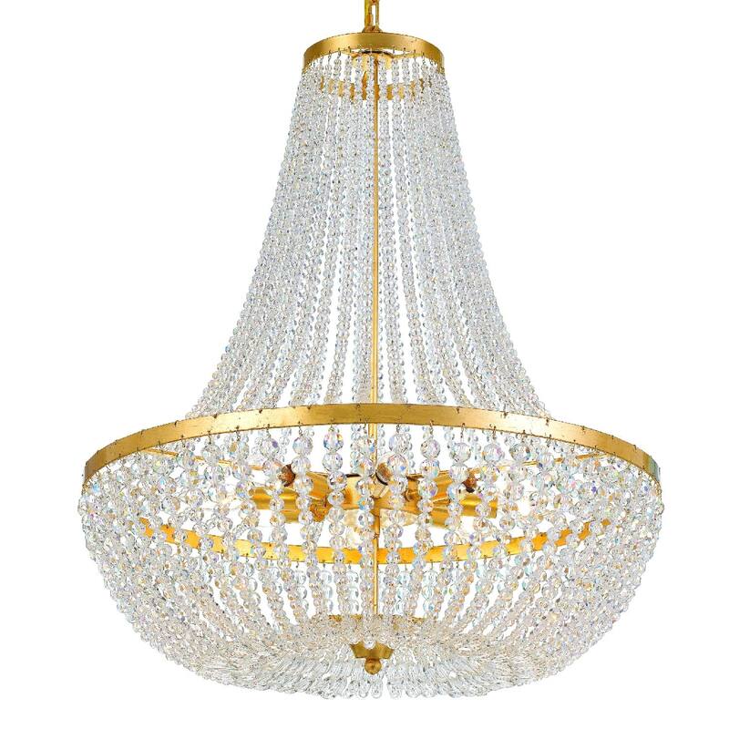 Crystorama Lighting Group Rylee 8 Light 25" Wide Beaded Empire