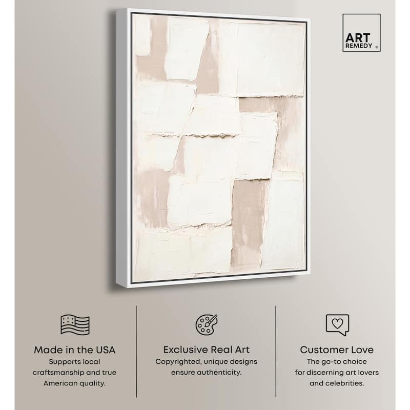 Plastered Planes II Canvas by Art Remedy