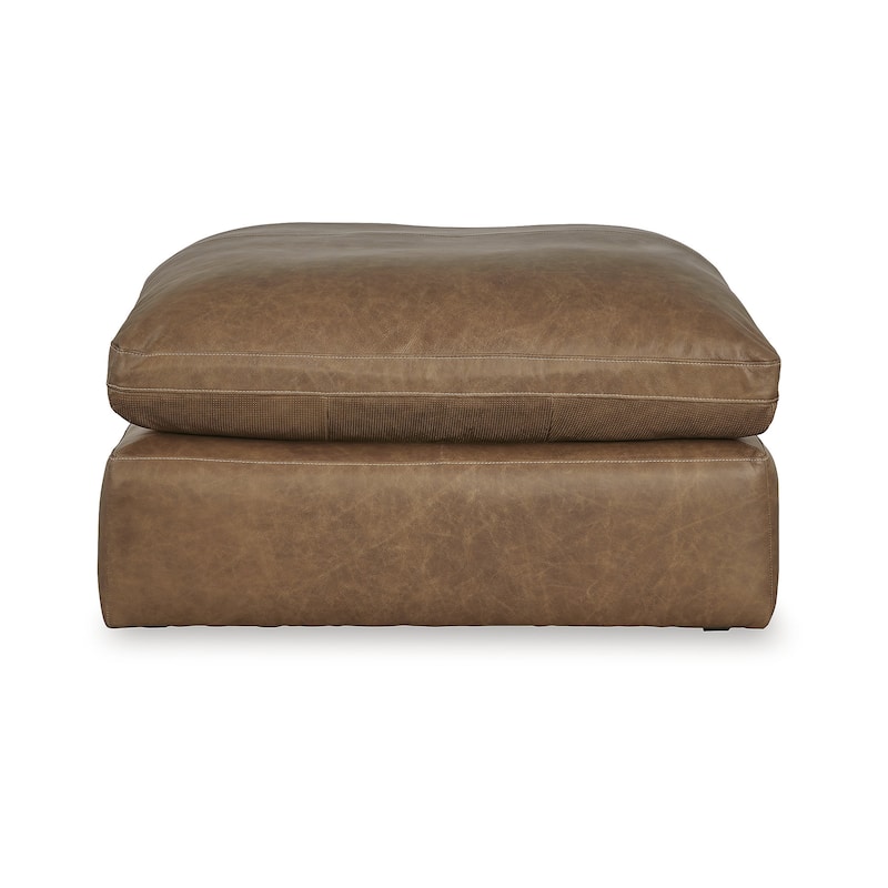 Signature Design by Ashley Emilia Brown Oversized Accent Ottoman