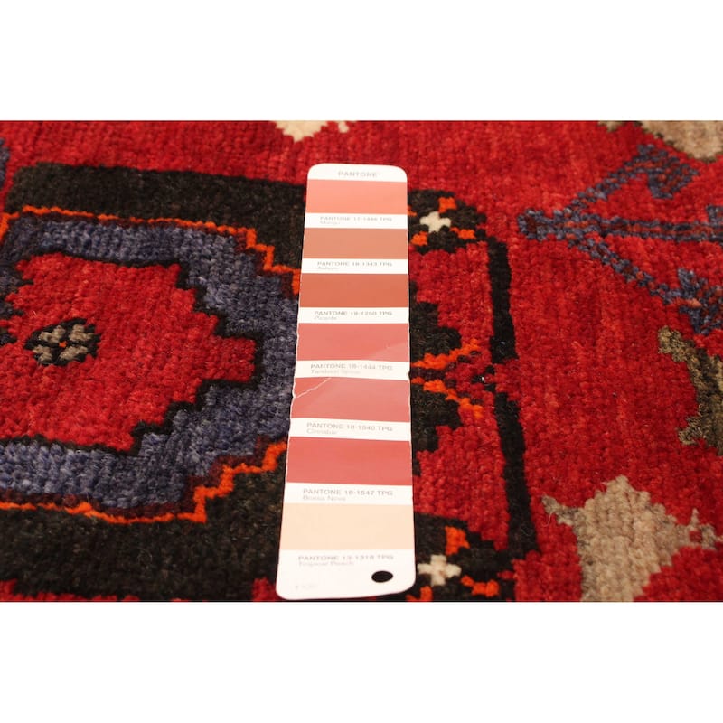 ECARPETGALLERY Hand-knotted Konya Anatolian Red Wool Rug - 5' 5" x 9' 11"