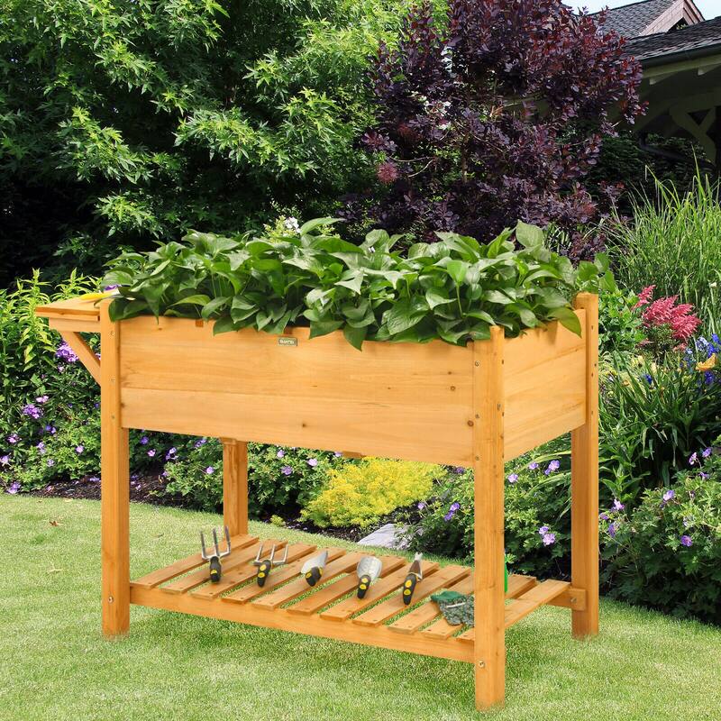 Costway Raised Garden Bed Elevated Planter Box Kit w/8 Grids & Folding - See Details