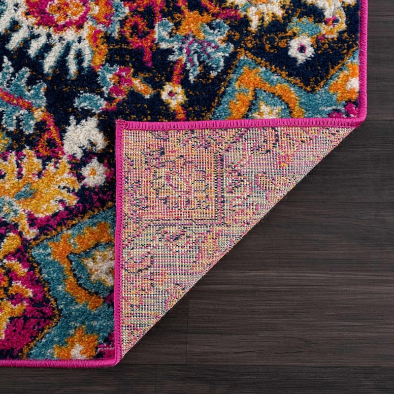 Hauteloom New Marlbo Boho Medallion Oriental Area rug