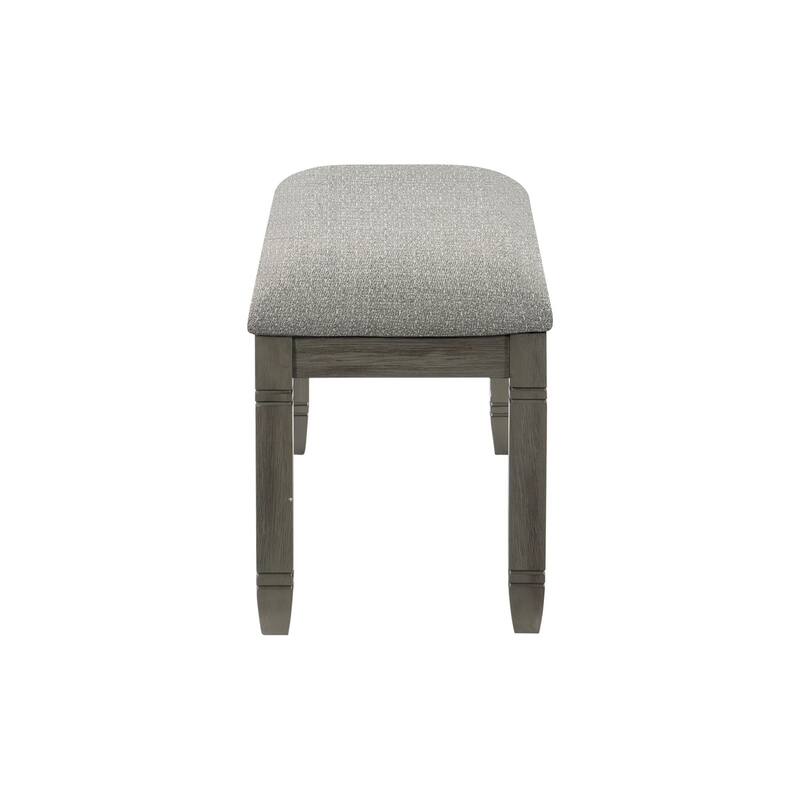 Moreen Gray Fabric Dining Room Set