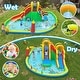 preview thumbnail 6 of 34, Costway Inflatable Water Slide Kids Bounce House Splash Pool