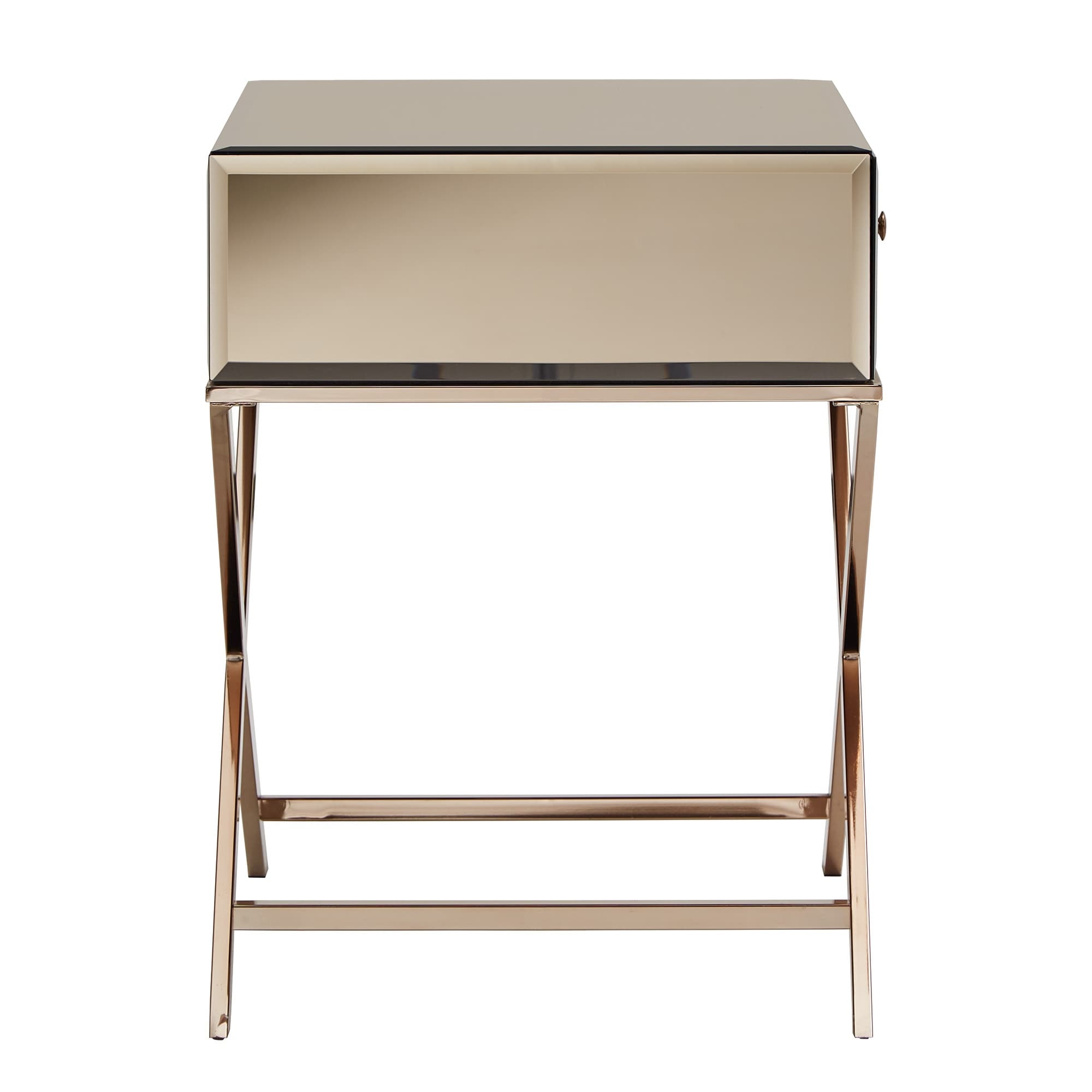 Camille x base mirrored best sale nightstand
