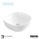 preview thumbnail 3 of 4, Karran Valera 17" Vitreous China Vessel Bathroom Sink in White