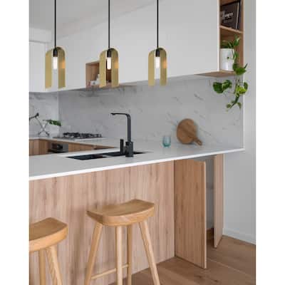 U Turn 1 Light Pendant - 4.5
