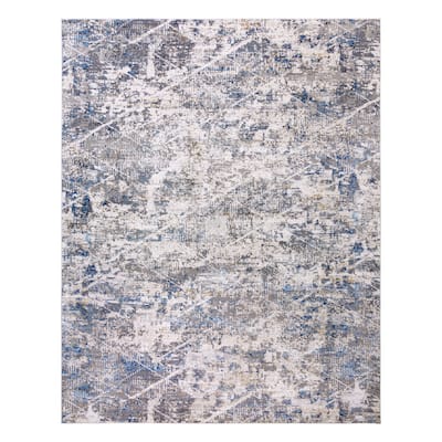 Barga Madge Gray Area Rug (5'3"x7') by Gertmenian