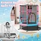 preview thumbnail 5 of 8, Costway Youth Jumping Round Trampoline 55'' Exercise W/ Safety Pad - See Details