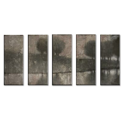 'Granite Banks' 5 Piece Wrapped Canvas Wall Art Set by Norman Wyatt Jr.