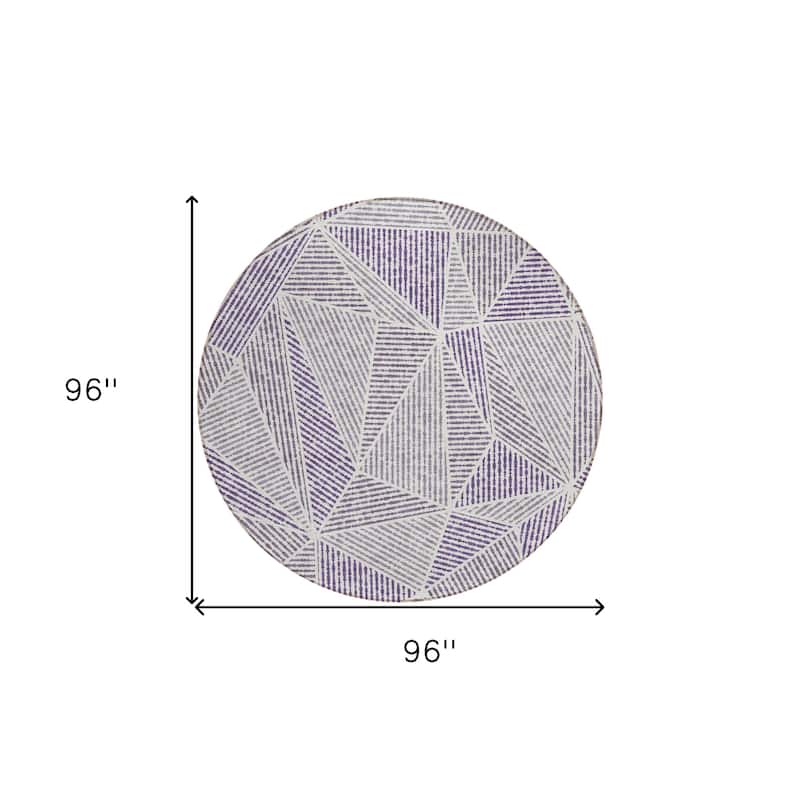 HomeRoots Geometric Transitional Rectangle Outdoor Rug