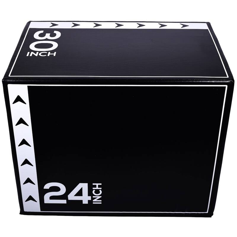BalanceFrom Fitness 60 Pound Versatile 3-in-1 Plyometric Jumping Exercise Box