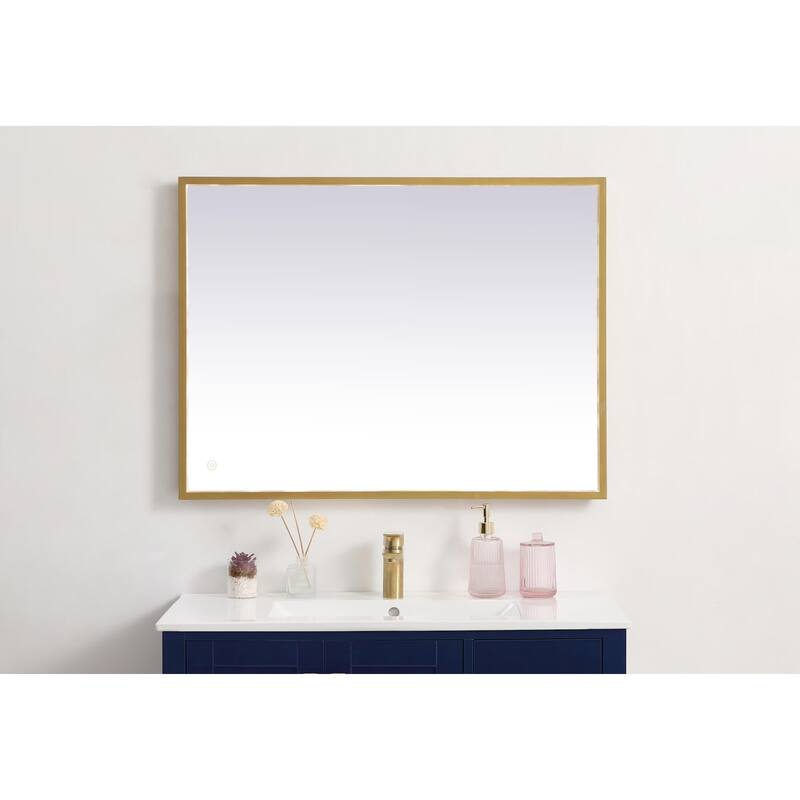 Elegant Lighting MRE62736 Pier 36" W x 27" H Modern Rectangular