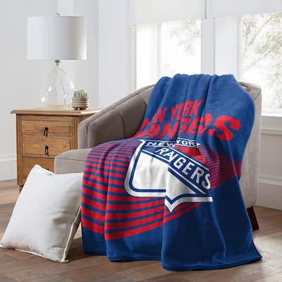 NHL New York Rangers 60" x 80" Raschel Throw Blanket