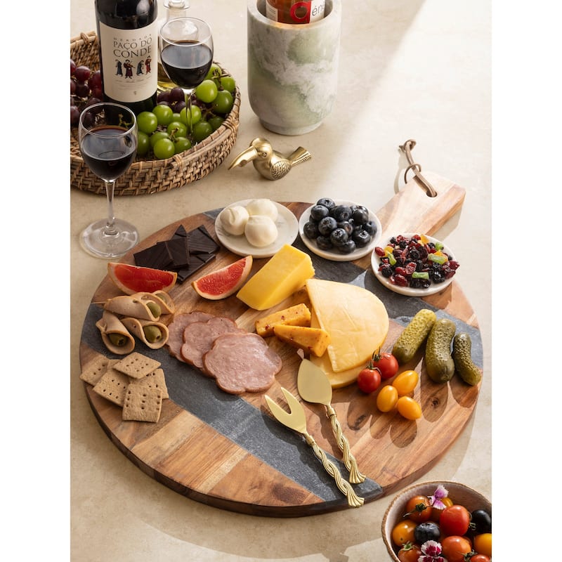 Mandawa Charcuterie Board, Gray - 19"