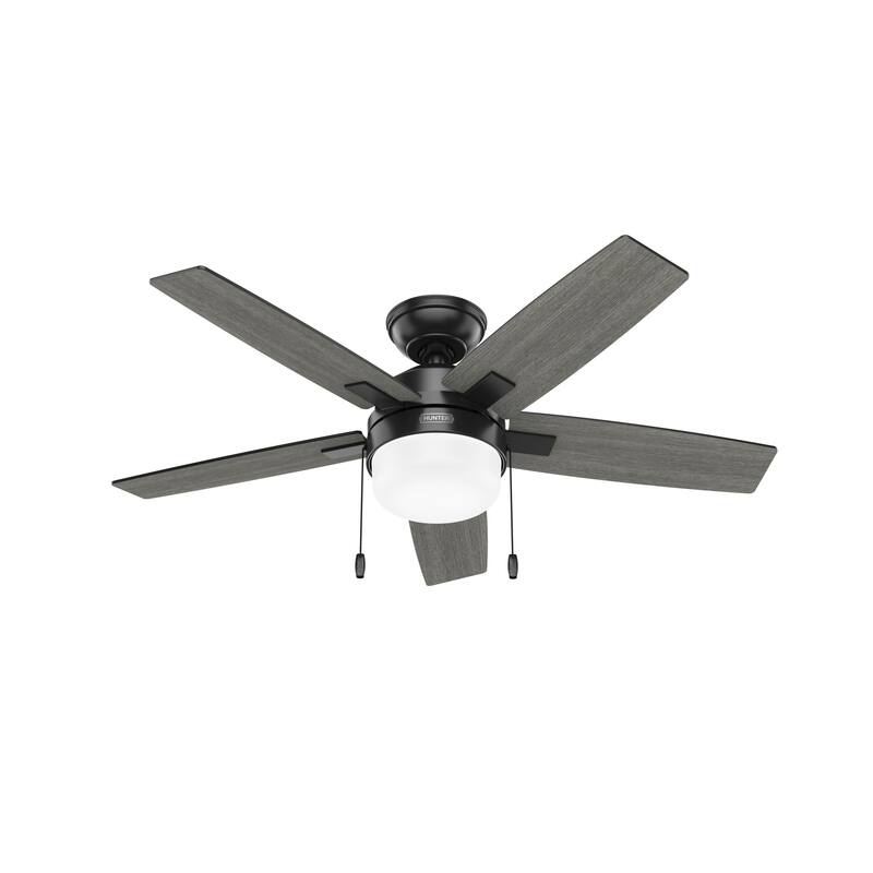 Hunter Anisten Ceiling Fan with LED Light Kit and Pull Chain - Casual Modern Contemporary - ENERGY STAR