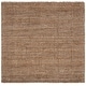 preview thumbnail 92 of 145, SAFAVIEH Jerneja Handmade Solid Chunky Jute Area Rug 10' x 10' Square - Natural/Grey