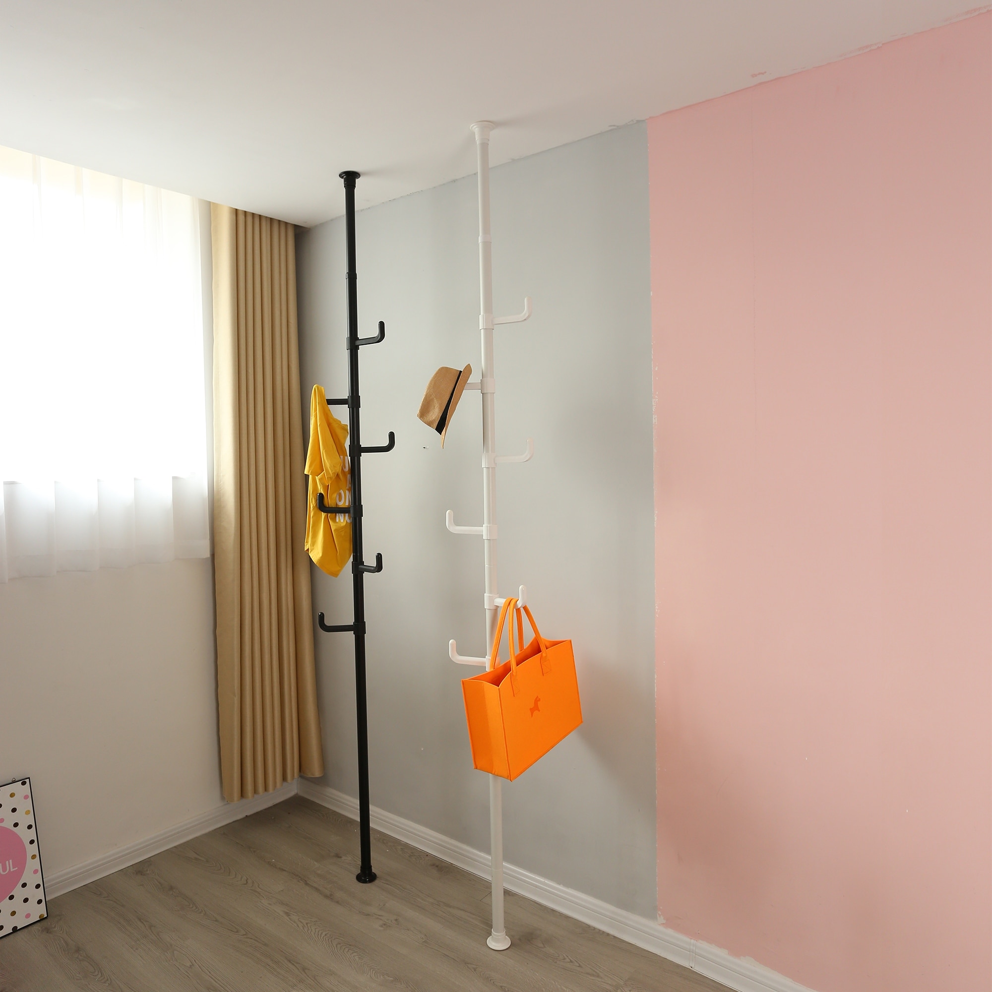 Indoor shop coat rack