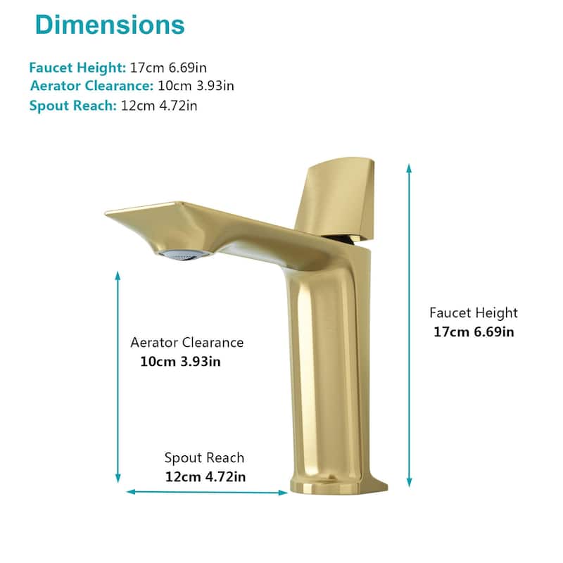 Modern Single Hole Deck Mounted Bathroom Basin Faucet