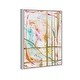 preview thumbnail 10 of 64, Bright Days, Pastel Bright Strokes Modern Gold Canvas Wall Art Print for Living Room